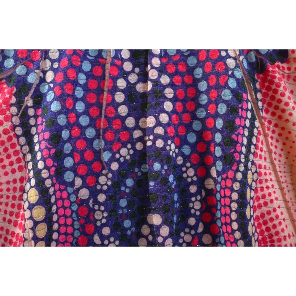 One World Pink Purple Embellished Y2K Top PS Petite Beaded Boho Fairycore Dreamy